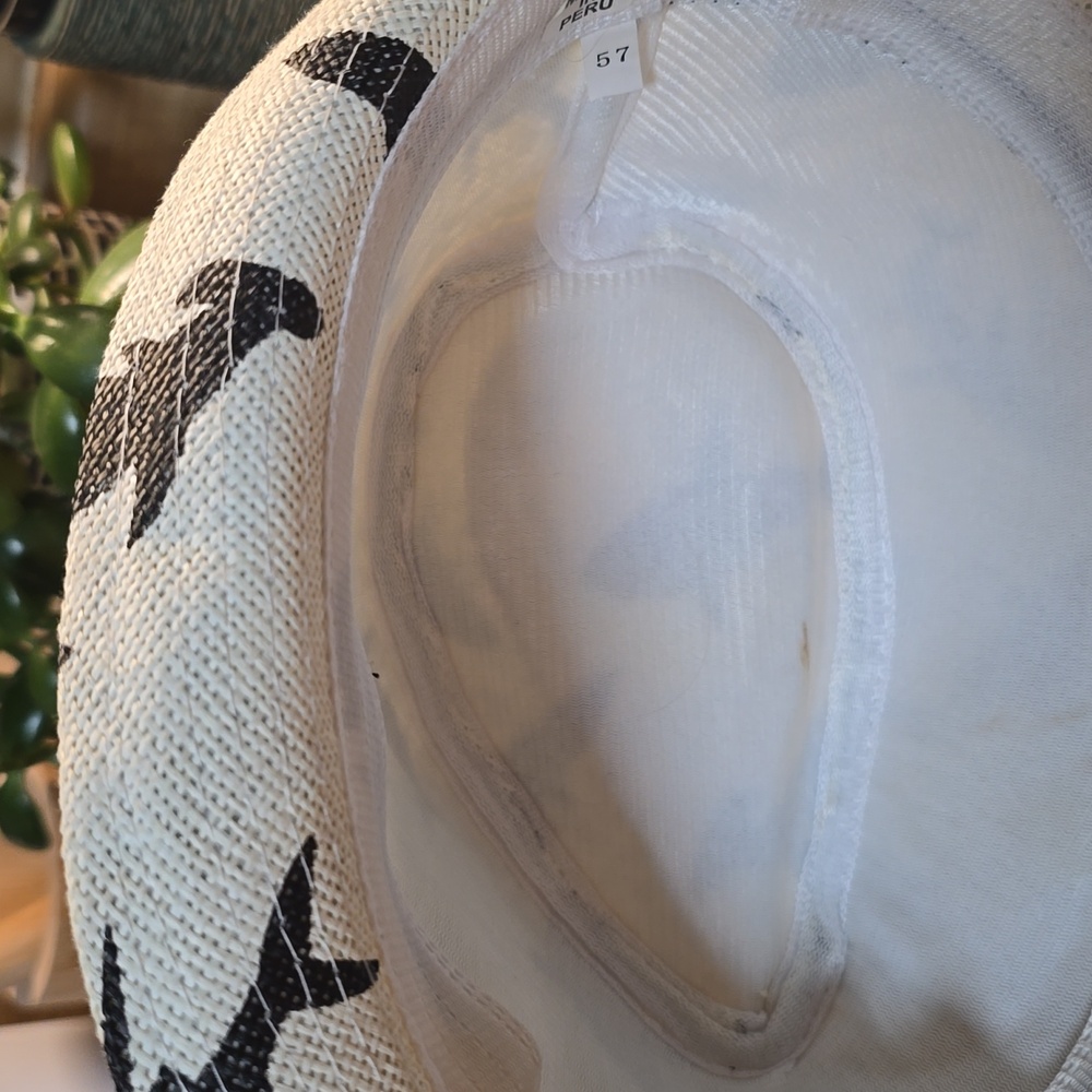 Peruvian Shark Print Fedora Hat - Picture 3 of 3